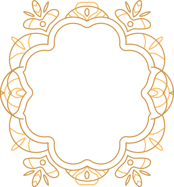 Elegant Ornate Profile Picture Frame